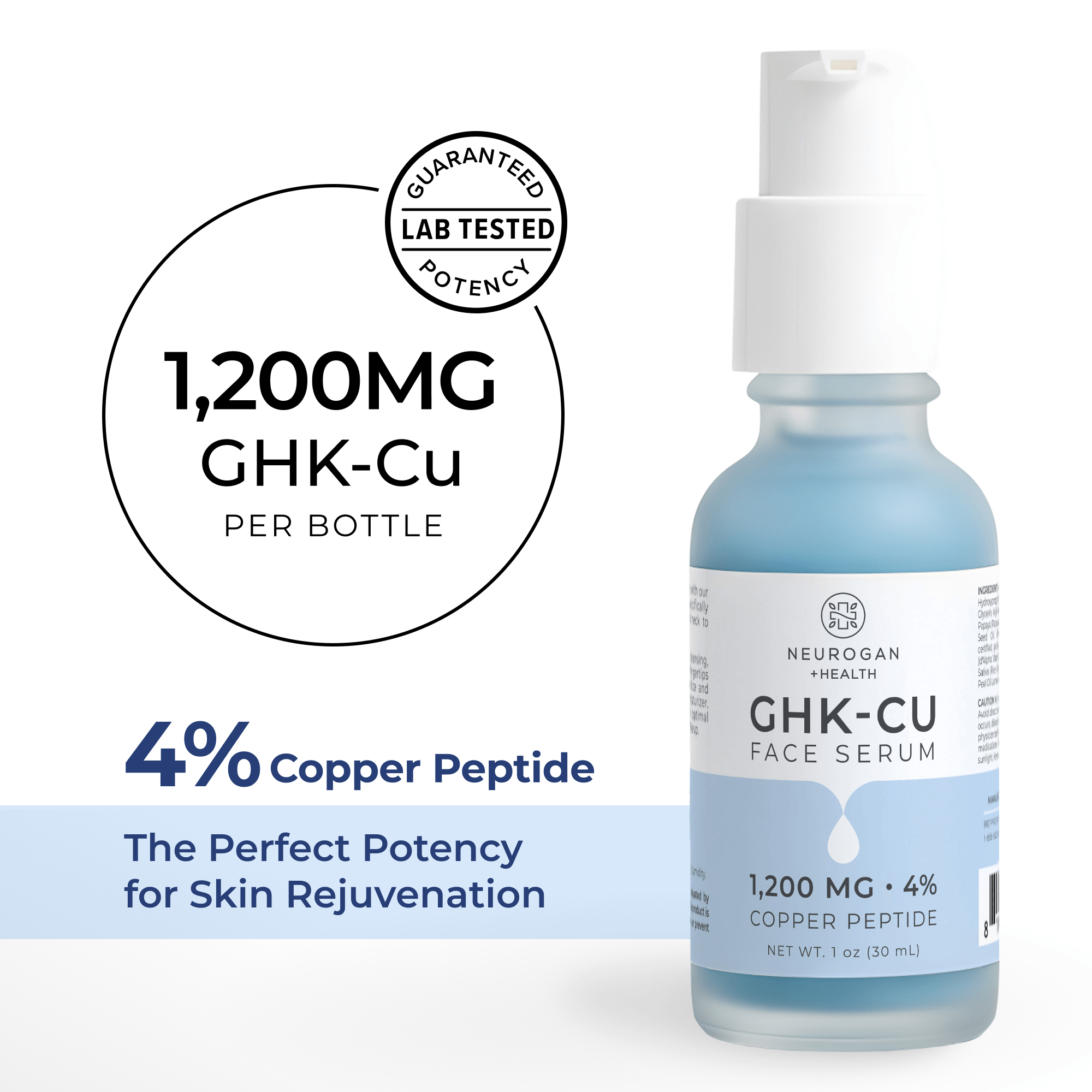 GHK-Cu Copper Peptide Face & Neck Serum